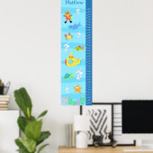 子供の成長チャート – 海 ポスター (ホームオフィス)