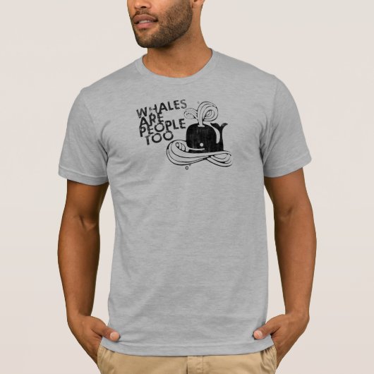 子供の戦いすごい|のクジラは人々ですも Tシャツ (正面)