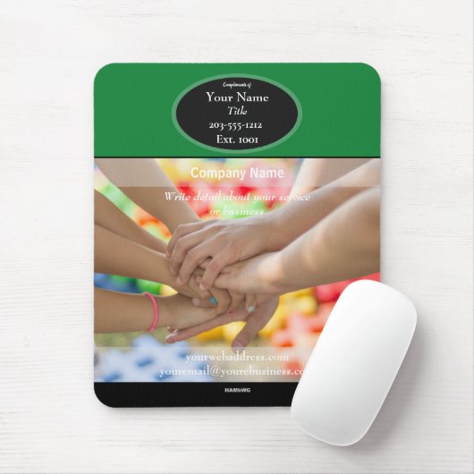 子供の手のプロモーションマウスパッド – HAMbyWG マウスパッド (マウス)