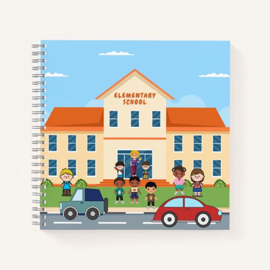 子供の手書きノート ノートブック (正面)