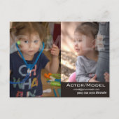 子供の手頃ヘッドショット（両面） ポストカード (裏面)