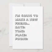 子供の招待状 招待状 (裏面)