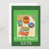 子供の招待状 招待状 (正面/裏面)