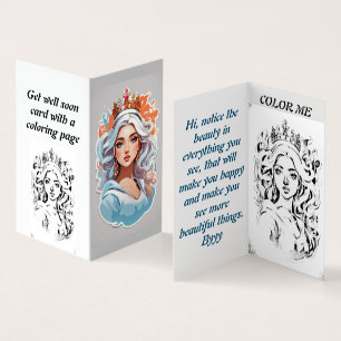 子供の挨拶と着色はすぐにカードを取得する