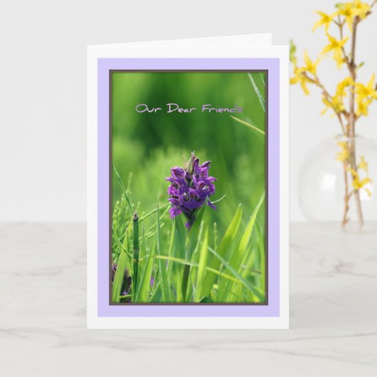 子供の挨拶の損失の親愛な友人の悔やみや弔慰 カード (黄色い花)