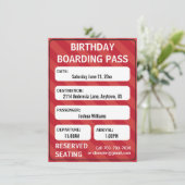 子供の搭乗券招待状 招待状 (スタンド正面)