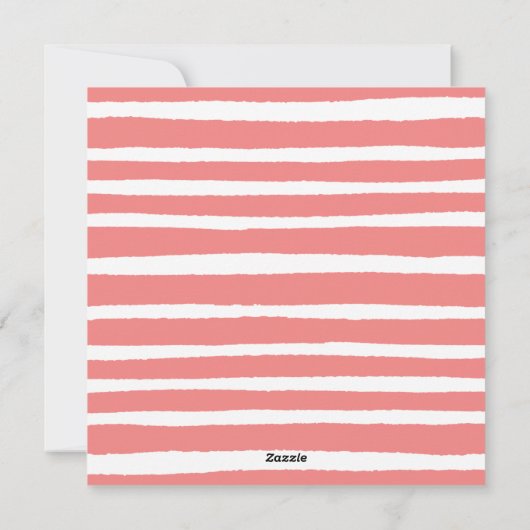 子供の教室 かわいいトナカイ クリスマスホリデー シーズンカード (裏面)