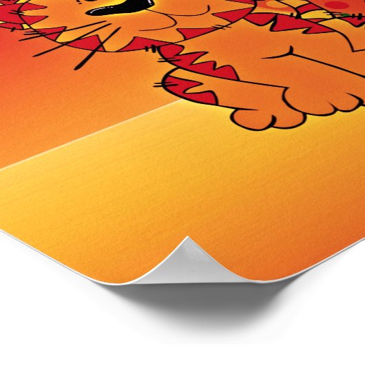 子供の文字ポスター ポスター (角)