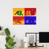 子供の文字ポスター ポスター (ホームオフィス)