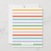 子供の文房具 アート用品のステーショナリー ノートカード (裏面)