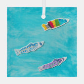 子供の日こいのぼりオーナメント ガラスオーナメント (裏面)