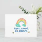 子供の日 小さな手、大きな夢 サンキューカード (スタンド正面)