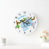 子供の時計のかわいいコアラ ラージ壁時計 (ホーム)