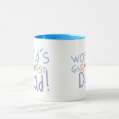 子供の最も素晴らしいパパの信号器のマグ マグカップ (中央)