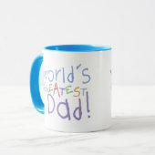 子供の最も素晴らしいパパの信号器のマグ マグカップ (正面左)