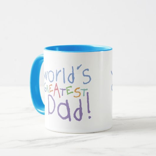 子供の最も素晴らしいパパの信号器のマグ マグカップ (正面左)