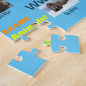 子供の最初のパズル – エキゾチックな動物のABC ジグソーパズル (側面)