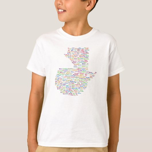 子供の最終的なデザイン Tシャツ (正面)