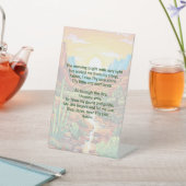 子供の朝の祈り ペディスタル看板 台座サイン (インサイチュ)