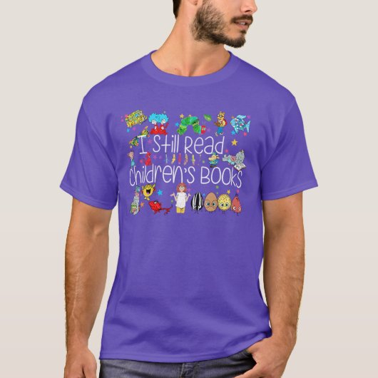 子供の本を今でも読んでいますだよ!読書はいいよね Tシャツ (正面)