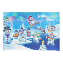 子供の枕独身の箱クリスマスデザイン