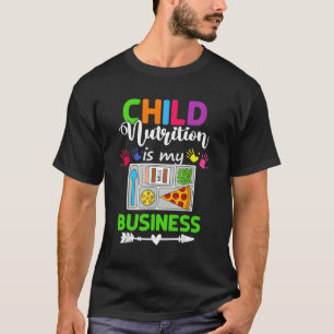 子供の栄養は私のビジネス食堂の労働者のLu Tシャツ