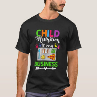 子供の栄養は私のビジネス食堂の労働者のLu Tシャツ