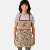 子供の格言とキノコのタンウッドランドホリデー エプロン (インサイチュ)