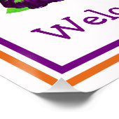 子供の格言ハロウィーン私のパーティーへようこそ ポスター (コーナー)