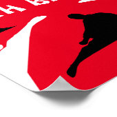 子供の武術芸術の誕生日パーティー歓迎ポスター ポスター (角)