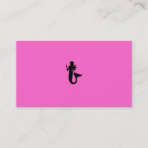 子供の水泳のInstructor_Mermaid-themed名刺