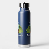 子供の水瓶外でピューするのが大好き ウォーターボトル (左面)