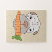 子供の水田のパズルのにんじん-イリーナKolb著芸術 ジグソーパズル (横)