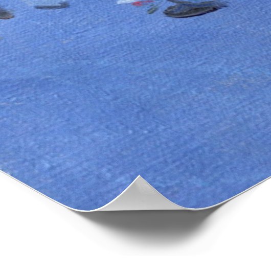 子供の氷rink Clusaz 2014 ポスター (角)