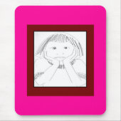 子供の決定 マウスパッド (正面)