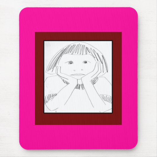 子供の決定 マウスパッド (正面)