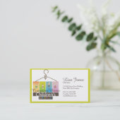 子供の洋品店の名刺 名刺 (スタンド正面)