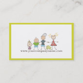 子供の洋品店の名刺 名刺 (裏面)