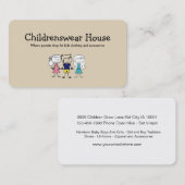 子供の洋品店 名刺 (正面/裏面)