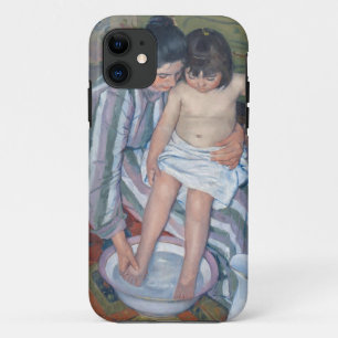 子供の浴室1893年(キャンバスの油) iPhone 11 ケース