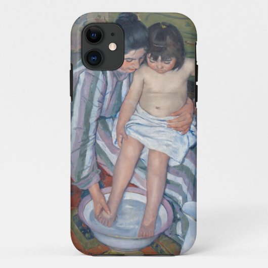 子供の浴室1893年(キャンバスの油) Case-Mate iPhoneケース (裏面)