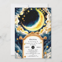 子供の淡い月のお誕生日