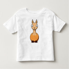 子供の漫画のラマのTシャツ トドラーTシャツ