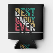 子供の父親へのギフトモダンタイポグラフィクーラーボックス 缶クーラー (正面)