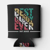 子供の父親へのギフトモダンタイポグラフィクーラーボックス 缶クーラー (裏面)