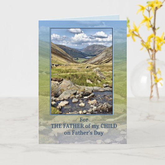 子供の父　父の日 カード (黄色い花)