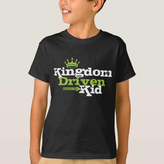 子供の王国によって運転されるTシャツ(緑) Tシャツ (正面)