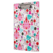 子供の王女の城およびユニコーン クリップボード (左)