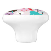 子供の王女の城およびユニコーン セラミックノブ (側面)