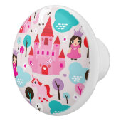 子供の王女の城およびユニコーン セラミックノブ (右)